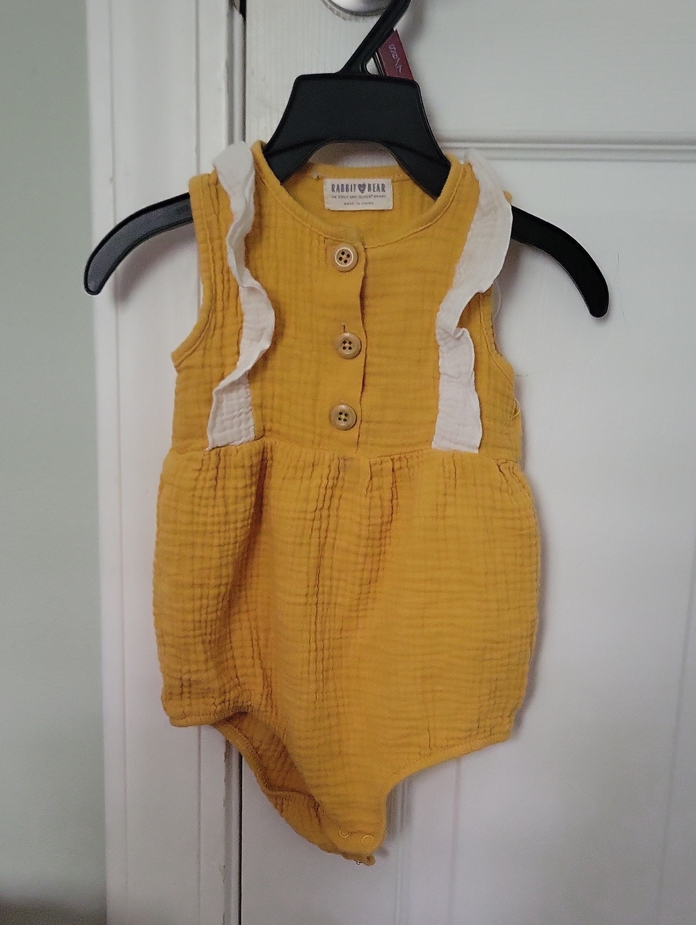 Rabbit + Bear Baby Romper